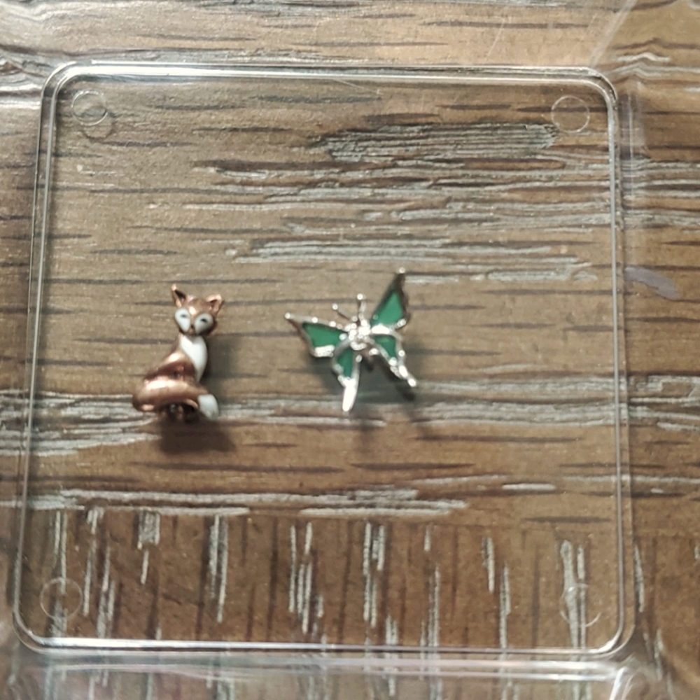 2 Origami Owl charms